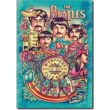La Vita E Bella The Beatles Poster Kanvas Tablo VR-1002