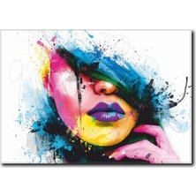 La Vita E Bella Soyut Kadın Kanvas Tablo WM-1014