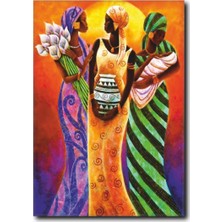 La Vita E Bella Afrikalı Kadınlar Kanvas Tablo WM-1050