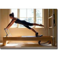 La Vita E Bella Pilates Yapan Fit Vücutlu Kadın Tablo YF-1012