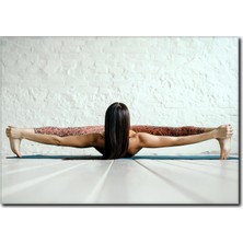 La Vita E Bella Esnek Vücutlu Jimnastikçi Kadın Kanvas Tablo YF-1040