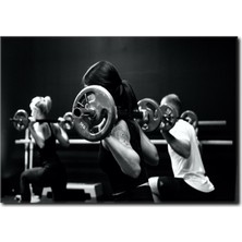 La Vita E Bella Spor Salonunda Aktivite Temalı Kanvas Tablo YF-1047