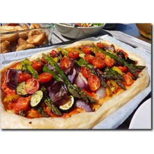 La Vita E Bella Karışık Kebap Kanvas Tablo YM-1015