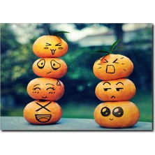 La Vita E Bella Papatesi Seviyoruz Kanvas Tablo YM-1016