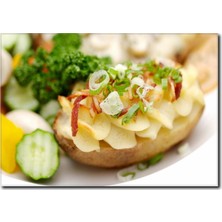 La Vita E Bella Sağlıklı Öğün Temalı Kanvas Tablo YM-1020