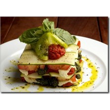 La Vita E Bella Lezzet Durağı Temalı Kanvas Tablo YM-1023