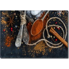La Vita E Bella Baharat Çeşitleri Kanvas Tablo YM-1040
