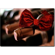 La Vita E Bella Kırmızı Şarap Kanvas Tablo YM-1051