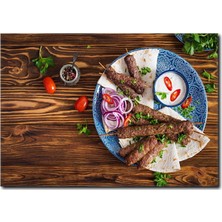 La Vita E Bella Adana Kebap Kanvas Tablo YM-1058