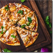 La Vita E Bella Tavuklu Pizza Kanvas Tablo PH-1021