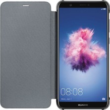Huawei P Smart Kapaklı Kılıf Siyah
