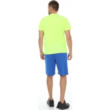 Sportech Fly Bisiklet Yaka Erkek Fıtness Tişört Neon Sarı