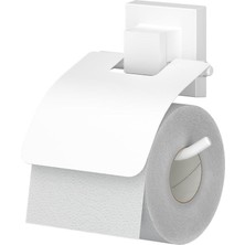Tekno-tel Delme Vida Matkap Yok! Easyfıx Yapıskanlı Kapaklı Tuvalet Kağıtlık Beyaz Ef238
