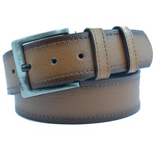 Trend Deri   Erkek Taba Spor Kemer 4 cm