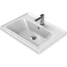 Turkuaz Seramik Cerastyle Frame Etajerli Lavabo 60 cm 031000U