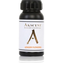 Akscent Ginger Flowers Tüm Koku Makinelerine Uyumlu Koku Makinesi Koku Kartuşu Esansı 250 ml