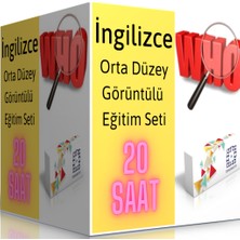 Enine Boyuna Eğitim İngilizce Orta Düzey Görüntülü Eğitim Seti