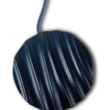 Alesta Home Döküm Yuvarlak Mıknatıslı Perde Tutucu Magnet 8x48cm - Mavi, 100 cm