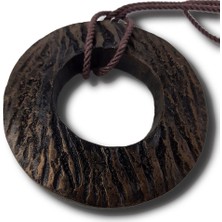 Alesta Home Döküm Halka Mıknatıslı Perde Tutucu Magnet 8x48cm - Kahverengi, 100 cm