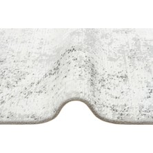Eko Halı Lagos Lgs 05 Cream & Grey Hav ve Toz Vermez Makina Dokuması Halı