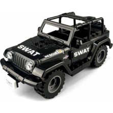 Legody 12 Adet LEGO Uyumlu Swat Askerler + Swat Arabası ile Birlikte