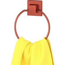 Tekno-tel Delme Vida Matkap Yok! Easyfıx Yapıskanlı Yuvarlak Havluluk Bakır EF235