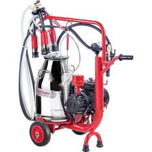 Kurtsan Tek Sağım Tek Güğüm Kuru Pompalı Kauçuk Cyk Inek Süt Sağma Makinası 30 Litre