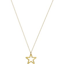 Glorria Altın Yıldız Kolye