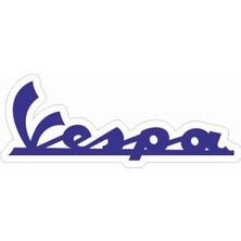 Sticker Atölyesi Vespa Logo Sticker - 10051