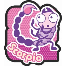 Sticker Atölyesi Scorpio Akrep Burç Sudiac Sticker - 30008