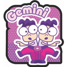 Sticker Atölyesi Gemini Leo Aslan Burç Sticker - 30003