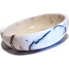 Lux & Marble Flod - Beyaz Mermer Kase