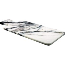 Lux & Marble Simply Plate - Mermer Kesme Tahtası, Sunumluk