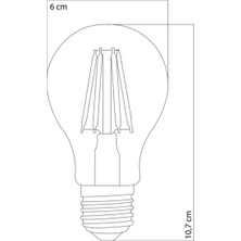 Heka LED Ampul 6W 6500K E27 ( Beyaz ) ( A60 )