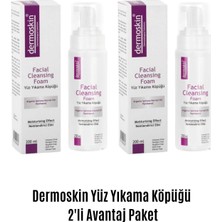 Dermoskin Facial Cleansing Foam Yüz Yıkama Köpüğü 200 ml 2'li