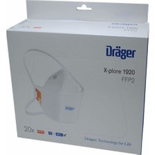 Drager Alman DRAGER1920V Comfort&fit 10ADET N95 Maske Ffp2 Yüksek Kalite