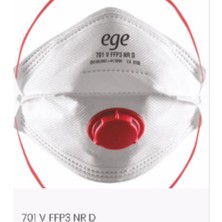 Ege 701 Ffp3 Ventilli Maske Steril Paket 5 Adet