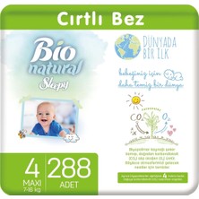 Sleepy Bio Natural Bebek Bezi 4 Numara Maxi 288 'li