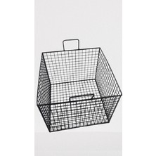 Go Dekor Çok Amaçlı Metal Kare Organizer Tel Sepet