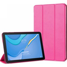 Microsonic Huawei Matepad T10S Kılıf Slim Translucent Back Smart Cover Pembe