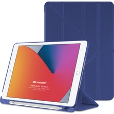 Microsonic Apple iPad 10.2'' 7. Nesil Kılıf (A2197-A2200-A2198) Origami Pencil Lacivert