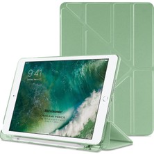 Microsonic Apple iPad 9.7 2017 Kılıf (A1822-A1823) Origami Pencil Açık Yeşil