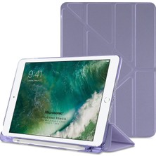 Microsonic Apple iPad 9.7 2017 Kılıf (A1822-A1823) Origami Pencil Lila