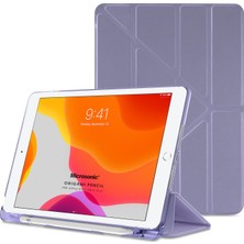 Microsonic Apple iPad Air 3 10.5'' 2019 Kılıf (A2152-A2123-A2153-A2154) Origami Pencil Lila