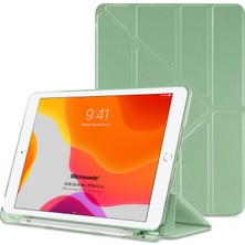 Microsonic Apple iPad Air 3 10.5'' 2019 Kılıf (A2152-A2123-A2153-A2154) Origami Pencil Açık Yeşil