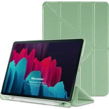 Microsonic Samsung Galaxy Tab S7 T870 Kılıf Origami Pencil Açık Yeşil