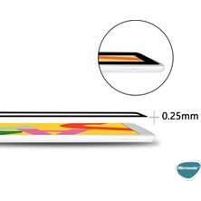 Microsonic Apple iPad 10.2'' 8. Nesil (A2270-A2428-A2429-A2430) Tam Kaplayan Temperli Cam Ekran Koruyucu Siyah