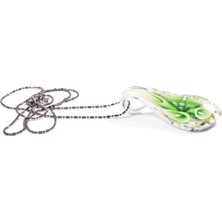 Tedz Collection Murano Damla Kolye Yeşil