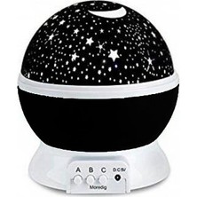 Nobbystar Star Master Renkli Yıldızlı Dönen Gökyüzü Projeksiyon Gece Lambası