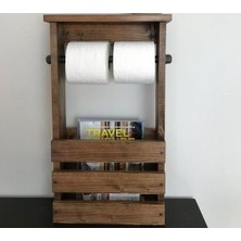 Umut Park Ahşap Tuvalet Kağıtlığı